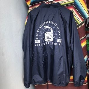 Skateboarding windbreaker